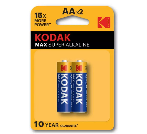 Батарейки АА 2 штуки в пачке Max (Kodak)