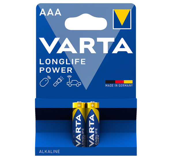 Батарейки АAA LONGLIFE POWER 2 шт. (Varta) 