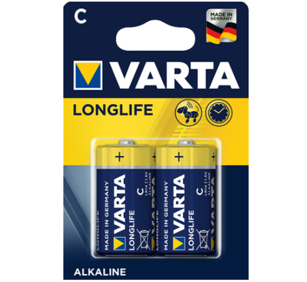 Батарейки C Longlife 2 шт. (Varta)