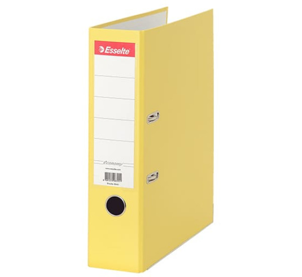 Папка регистратор А4 70 мм желтая Economy (Esselte) 
