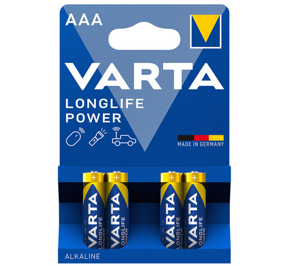 Батарейки АAA LONGLIFE POWER 4 шт. (Varta) 