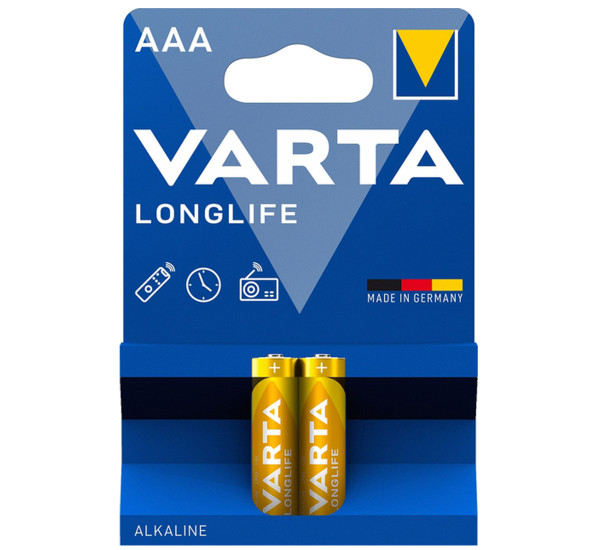 Батарейки AAA LONGLIFE 2 шт. (Varta) 