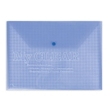 Папка на кнопке А-4 "My Clear Bag"