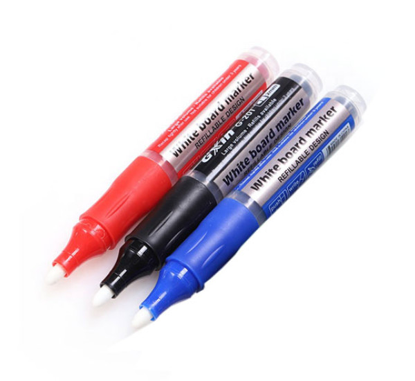 Маркер для доски (цв асс) ink.REFILLABLE. G-201 "Gxin"