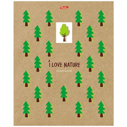 Тетрадь 48 л клетка I love nature (Hatber)