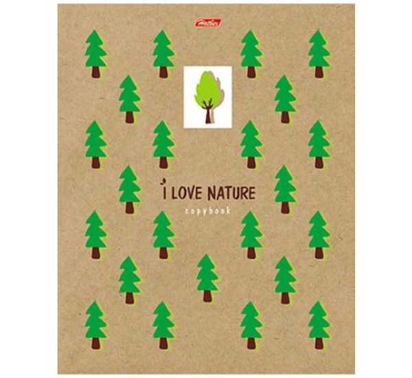 Тетрадь 48 л клетка I love nature (Hatber)