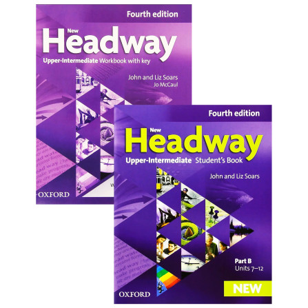 Headway Fourth edition Upper-intermediate student's book and workbook + CD (Oxford)