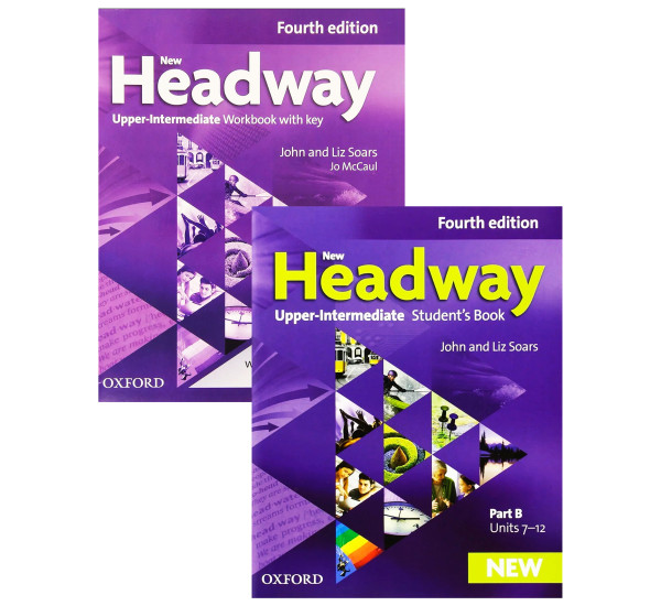 Headway Fourth edition Upper-intermediate student's book and workbook + CD (Oxford)