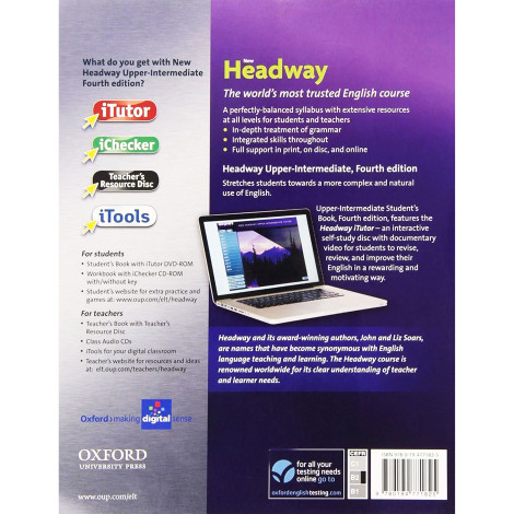 Headway Fourth edition Upper-intermediate student's book and workbook + CD (Oxford)