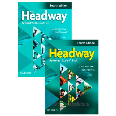 Headway 4 edition Advanced student's book and workbook + CD (Oxford)