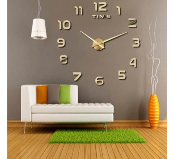 Часы настенные большие Diy clock 12002-GF