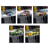 Тетрадь 48 л клетка Drift Team (Hatber)