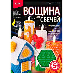 Вощина для свечей "Зеленая"