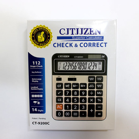 Калькулятор 14-digits CT-9200C