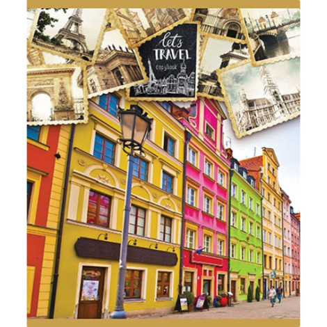 Тетрадь Magic Lines Давай путешествовать (96 л клетка)