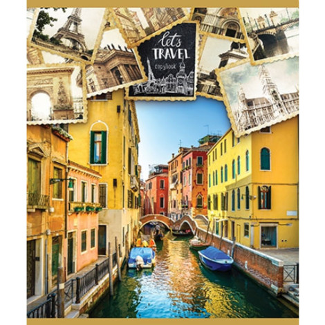 Тетрадь Magic Lines Давай путешествовать (96 л клетка)