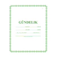 Дневник мг обложка белая Gündelik (ТКМ)