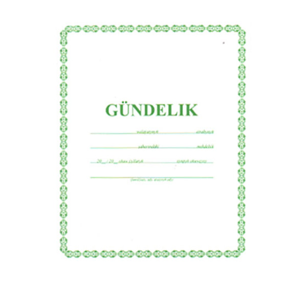 Дневник мг обложка белая Gündelik (ТКМ)