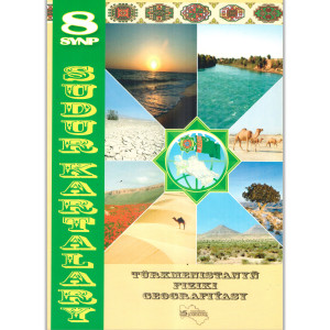 Sudury karta 8 synp Turkmenistanyn Fiziki Geografiyasy
