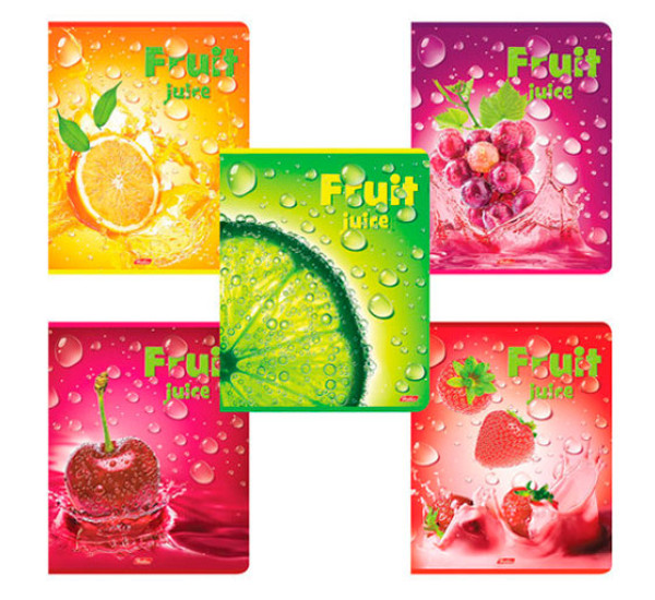 Тетрадь (48 л клетка) Fruit Juice "Hatber"