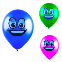 Большие воздушные шарики смайлик цвет Микс Большие воздушные шарики смайлик цвет Микс