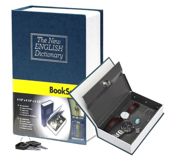 Книга сейф The New English Dictionary синяя (KBS-802)