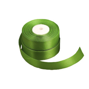 Лента для оформления атласная салатовая (2см*22м)