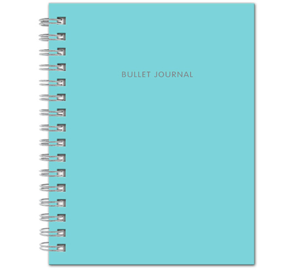 Блокнот в точку "Bullet Journal" (бирюзовый)