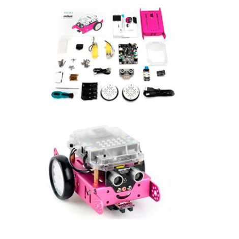 90107 Робототехнический конструктор mBot V 1.1-Pink(Bluetooth Version)