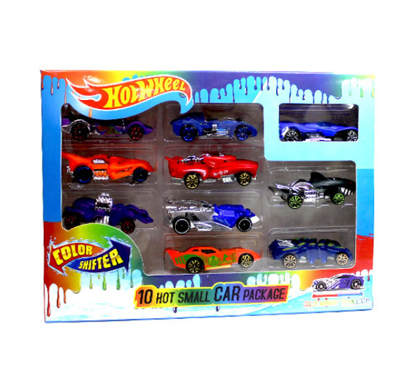 Машинки Hotwheel 10шт MSB811-10