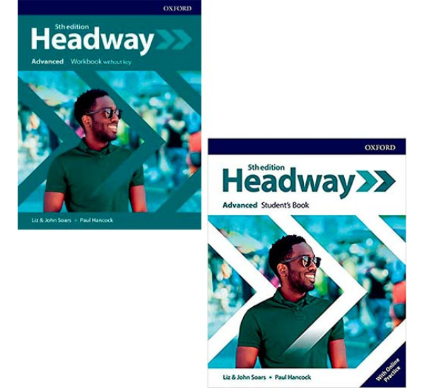 Headway 5 edition Advanced student's book and workbook + CD (Oxford)