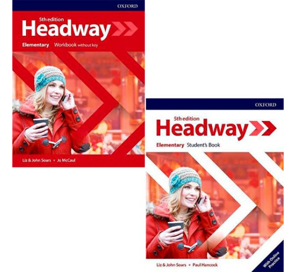 Headway 5 edition Elementary. student's book and workbook + CD (Oxford)