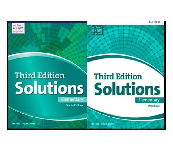 Solutions. Elementary student's book and Workbook + CD 3rd edition Tim Falla