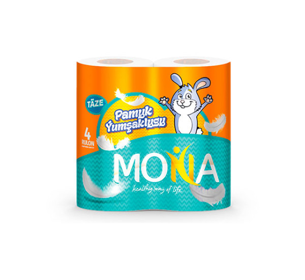 Туалетная бумага "Mona" (2 слоя 4 шт 0372)