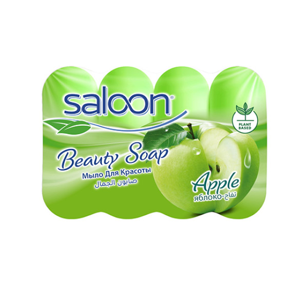 Мыло "Saloon beauty" Яблоко  (4 шт 75гр)