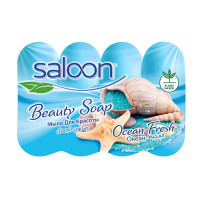 Мыло "Saloon beauty" Океан  (4 шт 75гр)