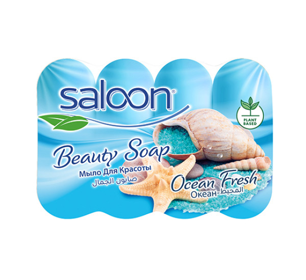 Мыло "Saloon beauty" Океан  (4 шт 75гр)