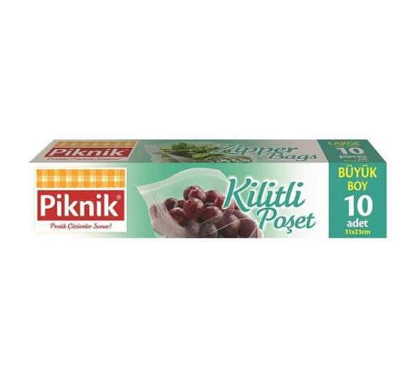 Пакеты для хранения продуктов "Piknik" 1396-Р (10 шт 31*23 см)