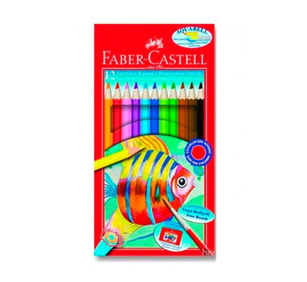Набор карандашей "Faber-Castell" 12 цветов в картонной коробке Набор карандашей "Faber-Castell" 12 цветов в картонной коробке