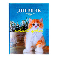 Дневник 40л 1-11 класс "Котик"  "Hatber"