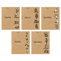Тетрадь 48л -Animals Yoga- Hatber Тетрадь 48л -Animals Yoga- Hatber