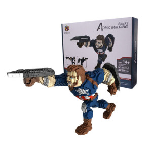 Конструктор Atomic Building №8831-1 Capitan America