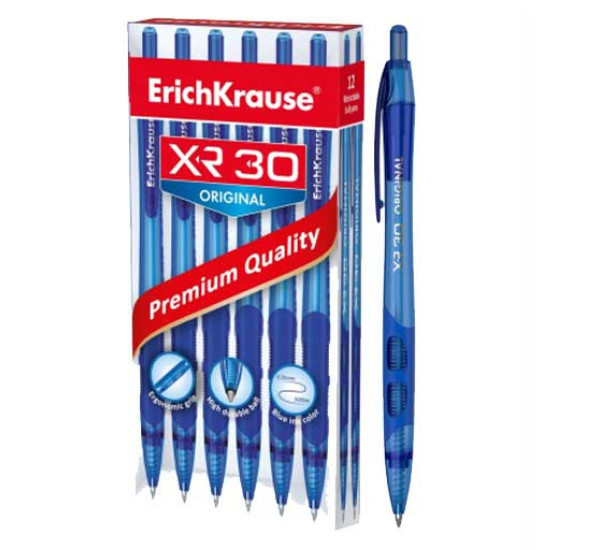 Ручка шариковая автоматическая "ErichKrause" XR-30 Original (цвет чернил синий)