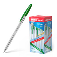 Ручка шариковая "ErichKrause" R-301 Classic Stick 1.0 (цвет чернил зеленый)