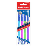Ручка шариковая "ErichKrause" R-301 Neon Stick&Grip 0.7 (цвет чернил синий)