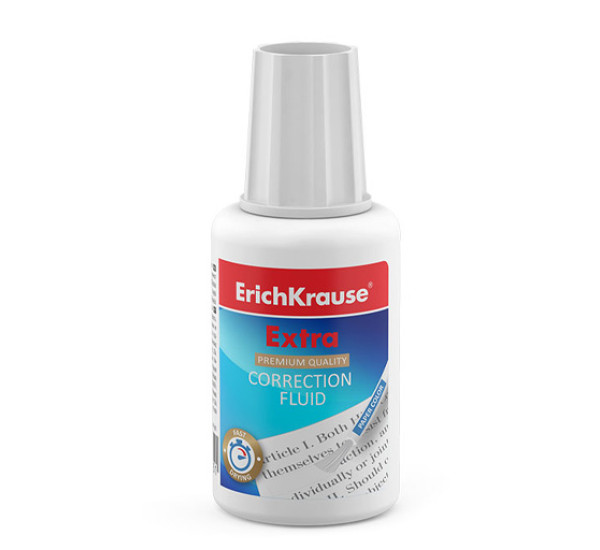 Корректирующая жидкость с кисточкой "ErichKrause" Extra  (20 г)