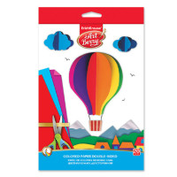 Цветная бумага двусторонняя мелованная "ErichKrause" ArtBerry (В5 10 листов 20 цветов игрушка)