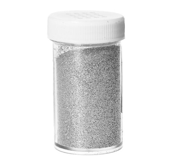 Глиттер серебристый