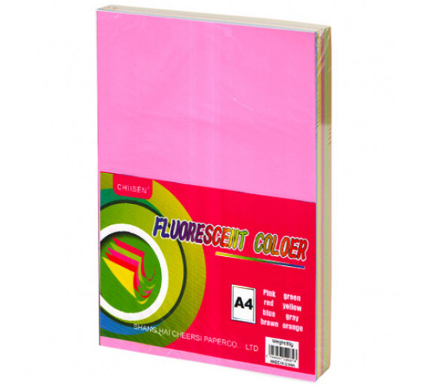 Бумага цветная "Chisen" neon (100 л)