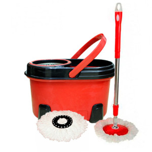 Швабра,ведро с отжимом BXJG (металлический большой)